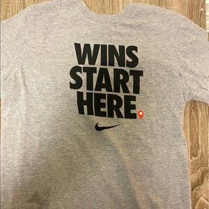 Never worn wins start here Nike T-shirt